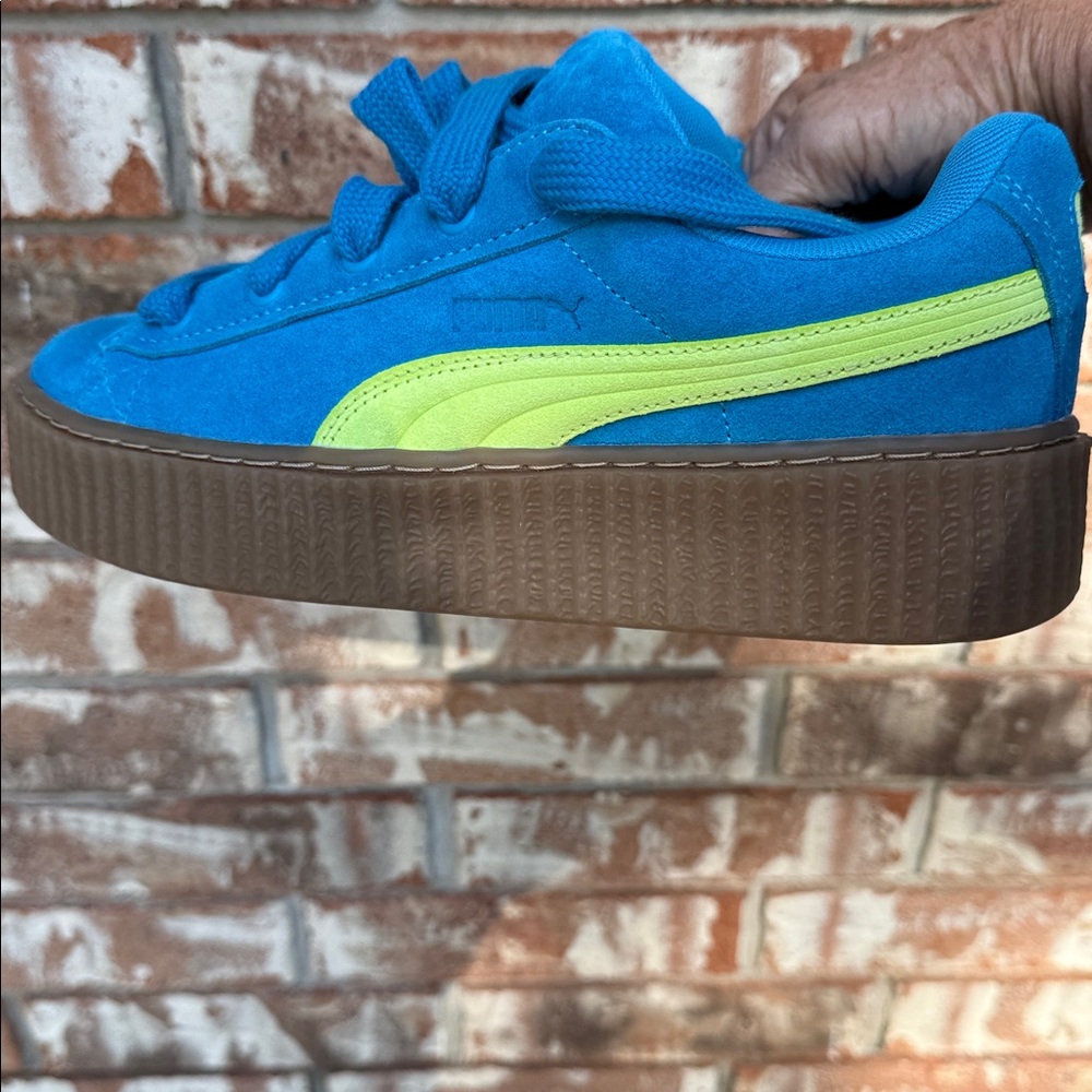 PUMA X FENTY CREEPER FATTY SUEDE SNEAKERS
Women’s size 8. 
NEW and Super Cute! 🥰 - Picture 5 of 5